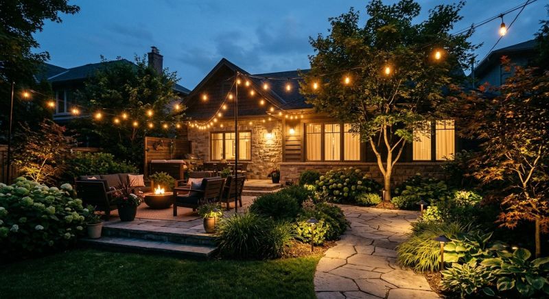 Pond Lighting Installation in Provo, UT